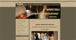 Desktop Screenshot of manastireaalba.ro
