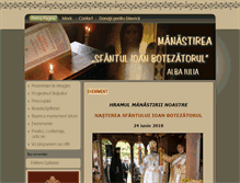 Tablet Screenshot of manastireaalba.ro
